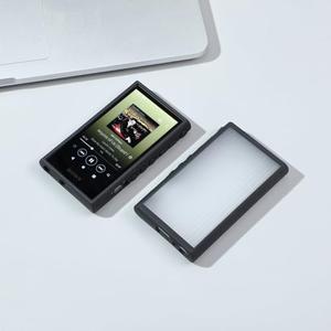 Upgrated Flexible Shockproof Textured Skin Feel Protective Shell Case Cover for Sony Walkman NW-A300 Series NW-A306 NW-A307 (Black)