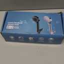 High Pressure 10-mode Detachable Shower Head with Handheld, Showerhead with ON/OFF Pause Switch, 15 Stage Water Softener Filters for Hard Water Remove Chlorine, Meet cUPC and CEC Certification (Star Silver)