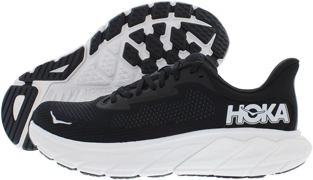 HOKA Mens Arahi 7 (10.5, Black/White)