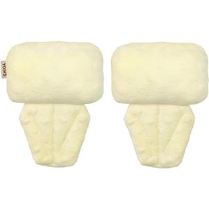 2PCS Lymphedema Axilla Pillow for Mastectomy Recovery Cotton Post Breast Surgery Pillow for Sleeping, Armpit Pain Relief, Mastectomy Underarm Pillow for Comfort Support (Beige Yellow)