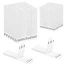 GDSZ LAERSI Command Picture Hanging Strips 20 Pairs (40 Strips) Removable Adhesive Hook and Loop Wall Strips, Frame Stickers No Nails for Home Decor Wall Posters Damage Free Hanging Picture Hangers