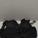  Womens Tummy Control Swimsuit, Black Bathing Suit (Large, Black)