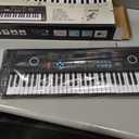 61 Keys Piano Keyboard, Electronic Digital Piano with Built-in Speaker Microphone, Portable Keyboard Gift Teaching for Beginners, Electric Piano for Kids, Birthday Gift for Children