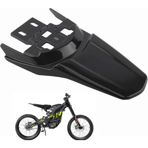 Rear Fender Tail Guard for Surron Light Bee X S and Segway X160 X260,Dirt Bike Mud Protector,Short Back Mudguard Sur-Ron Parts Accessories,Black