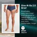 ExOfficio Men's Give-N-Go 2.0 Brief, Navy, Small