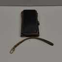 Defencase Compatible with iPhone 13 Pro Max Case Wallet with RFID Blocking Card Holder for Women Men, PU Leather Magnetic Snap Flip Zipper Strap Wallet Phone Case Fit for iPhone 13 Pro Max 6.7, Coffee