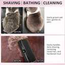 Deshedding Brush, Shedding & Grooming Supplies for Matted Hair, Loose Hairs | Pet Short Hair Removal Tool for Cats, Dogs, Rabbits, Horses (1)