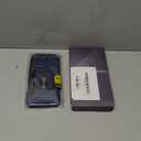 DEERLAMN Case for iPhone 15 with Slide Camera Cover + Screen Protector (2 Packs), Rotated Ring Kickstand Military Grade Shockproof Protective Cover-Navy Blue