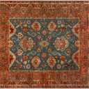 LUMI Washable Area Rug for Living Room, 8x10 Ultra Soft Traditional Rugs Non Slip with Rubber Backing, Low Profile, High Traffic, Stain Resistant Carpets, Ideal for Bedroom, Dining Room, Indoor