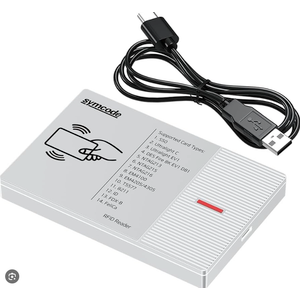 RFID Reader 125KHz/13.56Mhz Dual-Frequency Reader 1326 Family Proximity Cards & EM4100 ID Card USB Reader Support ISO 14443-A/B Protocol, IC Card and ISO15693 Protocol Labels Contactless Card Reader RFID Reader 125KHz/13.56Mhz Dual-Frequency Reader 1326 Family Proximity Cards & EM4100 ID Card USB Reader Support ISO 14443-A/B Protocol, IC Card and ISO15693 Protocol Labels Contactless Card Reader