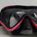 EverSport Swim Goggles Adult with Nose Cover, Anti-fog Clear Diving Mask Wide View No Blurring for Men Women Youth (Black-pink)