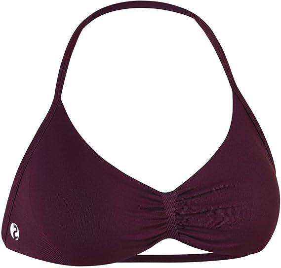 AUROLA Influence Strappy Bra Sports Bras for Women, Backless Padded Impact Strappy Bra Workout Gym Yoga with Removable Cups, Size S