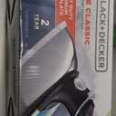 BLACK+DECKER The Classic Iron, F67E-T, Aluminum Soleplate, Steam or Dry Ironing, 7 Temperature Settings, Anti-Drip