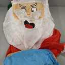 TURNMEON 8 Ft Christmas Inflatable Reindeer & Climbing Santa Claus, Funny Hanging Outdoor Decoration with Built-in LED Light for Yard & Indoor Garden Lawn Party