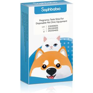 Dog Pregnancy Test Kit - Fast and Accurate Detection, Disposable Pet Clinic EquipmentEasily Determine if Pregnant