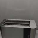 Mueller UltraToast Full Stainless Steel Toaster 4 Slice, Long Extra-Wide Slots for Bagels and Waffles, 6 Browning Levels, LED Display, Cancel/Defrost/Reheat Functions & Removable Tray, Kitchen Gadgets