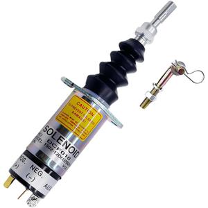 ZeeKee 1502 Series Fuel Shut off Solenoid Stop Solenoid 1502-12D6U2B2S2A Compatible with Woodward 307-2546 Diesel Engine 12V