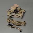 PUPTECK Adjustable Dog Harness Collar and Leash Set Step in No Pull Pet Harness for Small Medium Dogs Puppy and Cats Outdoor Walking Running, Soft Mesh Padded Reflective Vest Harnesses, Beige S (S (CHEST 14.5"-16"))