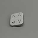 GE UltraPro 3-Outlet Surge Protector, Outlet Extendor with USB, Wall Tap, 1 USB-A, 1 USB-C, Adapter Spaced, for Home or Office, 900 Joules, Charging Station, White - 81787