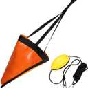 Drift Sock Sea Anchor Drogue with 30ft Kayak Tow Rope Line Buoy Ball Float Leash Sea Brake System for Marine Boat/Yacht/Jet Ski/Inflatable/Power Boat/Sail Boat (24" fits boats up to 14')