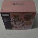 Play Kitchen Toys, Pretend Play Kitchen Appliances Toy Set with Coffee Maker, Mixer, Toaster with Realistic Lights& Sounds, Birthday Gift for Kids Ages 3-5 4-6 6-8 (5 Machine)