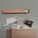 Electric Nail Drill Kit, Electric Nail File Cordless Nail Drill Machine for Acrylic Gel Dip Powder Nails, Professional Portable Manicure Pedicure Rechargeable Lightweight for Home Salon Use (White)