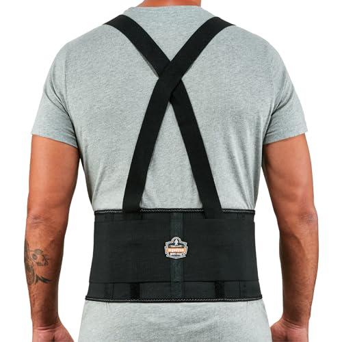 Ergodyne ProFlex 1650 Back Support Belt, 7.5" Elastic, Adjustable, Removeable Straps, Large