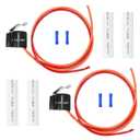 2PCS WR50X10108 Defrost Thermostat Compatible with GE Refrigerator Freezer, Defrost Thermostat for Ge Replaces WR50X10109, AP5712605, 3033062, PS8688283 and L140-30F, Stop Lcing and Restore Cooling