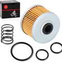 Oil Filter & Spring For Honda FourTrax 300 TRX300/FW TRX300EX TRX400EX Rancher 350 Foreman 400 450 500 520 Racher 420 Pioneer 500 520