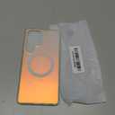 Compatible with Samsung Galaxy S25 Ultra Case Women Girls,[Compatible with MagSafe] [Holographic Iridescent Color Changing Effect] Fashion Slim Shockproof Cute and Unique Protective Phone Case (Magnetic - Iridescent)