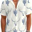 Tipsy Elves Hawaiian Shirts for Men - Casual Beach & Summer Party Shirts for Men - Stretch Fabric with Modern Fit L