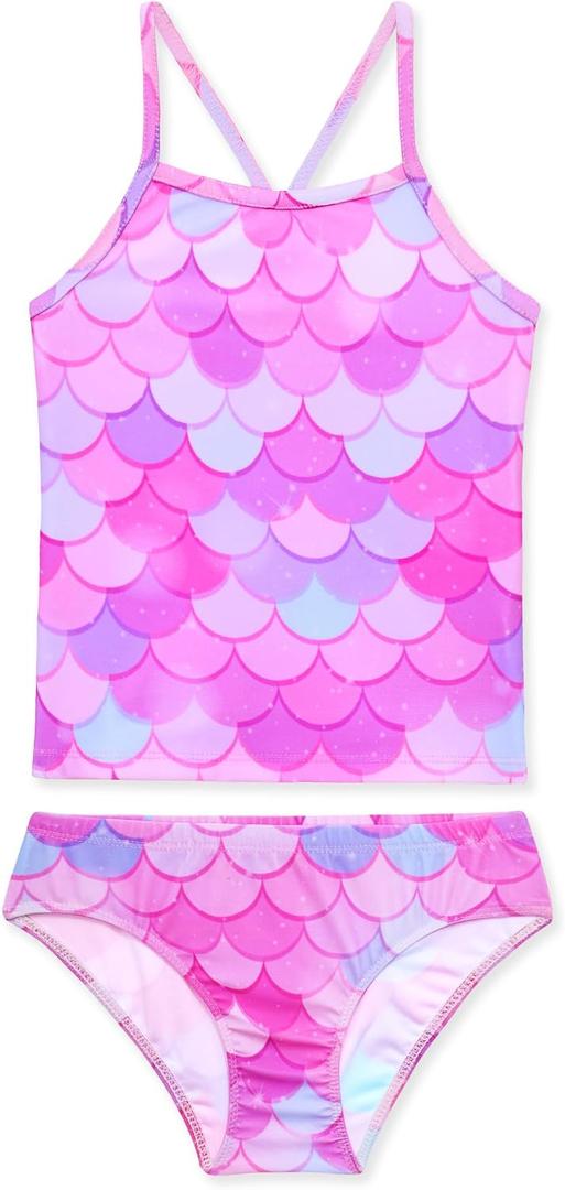 Bathing Suit for Girls 2 Piece with Briefs UPF 50+ Sun Protection
