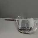 Knee Seat for Gardening, 304 Stainless Steel Garden Kneeler and Seat, Quick Release Gardening Kneeler, Suitable Height from 4.9 Feet to 6.5 Feet (Black, Adult Size)