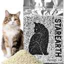 Tofu Cat Litter - Ultra Absorbent，Fast Clumping，Really Dust-Free，Flushable & Septic-Safe, Low Tracking Pea Fiber Litter for Multi-Cat Households，Light Milky Scent
