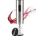 Electric Wine Opener Automatic Wine Bottle Opener Corkscrew Wine Opener with Foil Cutter Stainless Steel Resuable Wine Opener