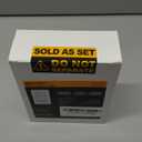 BESTTEN 2 Pack Dimmer Light Switch, Universal Lighting Control, Single Pole or 3 Way, Compatible with LED Dimmable Lamp, CFL, Incandescent, Halogen Bulb, Decorator Wallplate Included, UL Listed, White (Standard)