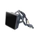 Polcatay Trailer Hitch Light, 15 LED Super Bright Waterproof Brake Light Driving Light, 2" Square Receiver Plug and Play Wiring Harness Towing Bayonet Tail Light, for Trucks SUVs RVs (Black)