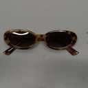 miyya 2025 Polarized Oval Sunglasses with UV Protection - Multiple Trendy Colors & Patterns (Amber Tortoise)