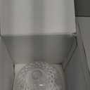 Glass Essential Oil Diffuser, 200ml Ultrasonic Aroma Diffusers with Glass Reservoir Dome & White Plastic Base Lock Color Auto-Off Timer 7 Color Light for Home Office Bedroom Yoga