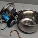 Cat Water Fountain Stainless Steel -2.5L/84oz Gooseneck Kitty Cat Fountain for Drinking Spout - Pet Water Fountain for Cats Inside - Quiet Automatic Cats Water Bowl Dispenser - for Pets& Small Dog