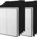 AP510 & AP450 Filter Replacement, Compatible with Whirlpool Whispure 1183054K 8171434K AP450 AP510 AP300 AP350 WP500 WP1000 Air Purifier (2 HEPA Filter +8 Pre-filter)