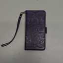 Wallet Case for iPhone 11,[RFID Blocking] 3 Card Holder Stand with Credit Card Slot PU Leather Magnetic Protective Flip Cover for iPhone 11 (Dark Purple)
