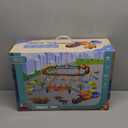 Toddler Train Set Toy, Electric Train Track and Dinosaur Track Playset for 38 Year Old Boys and Girls