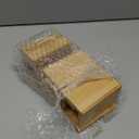 Seajan 6 Pcs Bamboo Wood Desktop Business Card Holder Business Card Holder Display for Desk Bamboo Stand Wood Organizer for Office Tabletop Counter