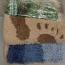 Cute Ocean Bathroom Rug Super Absorbent Bath Mat Machine Washable and Non Slip Fluffy Carpet for Shower, Bedroom and Living Room (23"x16", Footprint) (1'4" x 1'11" (Rectangular))