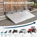Garvee 29" x 48" Shed Ramp for Riding Mower Lawn Equipment