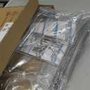 Simple Houseware Stackable Can Organizer Rack for Pantry/Cabinet  11.5" D x 17" W x 13.75" H, Holds 36 Cans, 3-Tier Can Food Storage Dispenser, Chrome