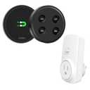 Garbage Disposal Button, Wireless Switch Kit, Remote Control Outlet, On/Off Kit Countdown Time 30s/60s for Waste Food Disposer, No Drilling On Sink, 100ft RF Range