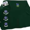 Rugged Rhino Heavy Duty Grill Cover for Outdoor Grills, All Season Three Layer Waterproof Covers, UV Resistant, Windproof, Secure Buckle Closure, Grilling, Griddle, Outside Storage, 58x24x48, Green