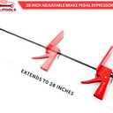 BILITOOLS 28 Inch Brake Pedal Depressor Tool Adjustable Depressor for Car Brake, Accelerator and Clutch Pedal